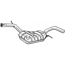 233-083 BOSAL Середній глушник вихлопних газів