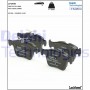 LP2490 DELPHI Комплект гальмівних колодок дисковий гальм