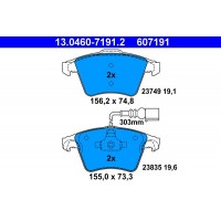 13.0460-7191.2 ATE Комплект гальмівних колодок дисковий гальм
