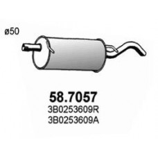 58.7057 ASSO Глушник вихлопних газів кінцевий