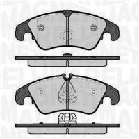363916060140 MAGNETI MARELLI КомплеК т гальмівних колодок, дискове гальмо