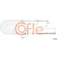 10.9843 COFLE Тросик, cтояночный тормоз