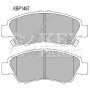 KBP1467 KEY PARTS КомплеК т гальмівних колодок, дискове гальмо