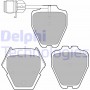 LP1633 DELPHI Комплект гальмівних колодок дисковий гальм