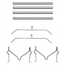 8DZ 355 204-551 HELLA Комплектуючі колодки дискового гальма