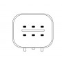 01.8181#OR Ac Rolcar Електродвигун склопідйомник