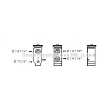 HY1292 AVA QUALITY COOLING Розширювальний клапан кондиціонера