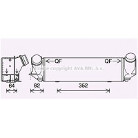 Интеркулер AVA QUALITY COOLING BW4561