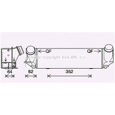 Интеркулер AVA QUALITY COOLING BW4561
