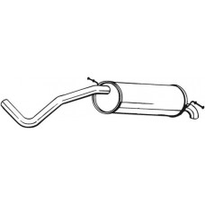 233-635 BOSAL Глушник вихлопних газів кінцевий