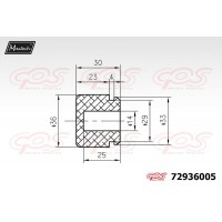 72936005 MAXTECH Поршень корпус скоби гальма