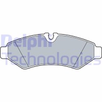 LP3549 DELPHI Комплект гальмівних колодок дисковий гальм