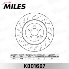 K001607 MILES Гальмівний диск