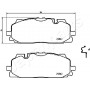 PA-0958AF JAPANPARTS КомплеК т гальмівних колодок, дискове гальмо