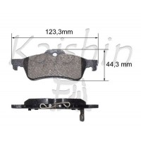 FK2312 KAISHIN Комплект гальмівних колодок дисковий гальм