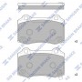 SP1587 Hi-Q Комплект гальмівних колодок дисковий гальм