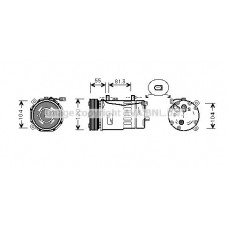 AIK003 AVA QUALITY COOLING Компресор кондиціонера