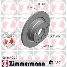 150.3499.20 ZIMMERMANN Гальмівний диск