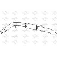 P17058 FENNO Глушник вихлопних газів кінцевий
