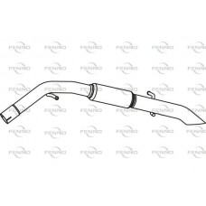 P17058 FENNO Глушник вихлопних газів кінцевий