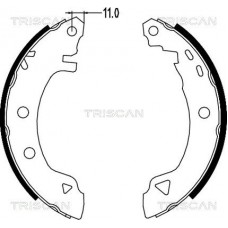 8100 15580 TRISCAN Комплект гальмівних колодок