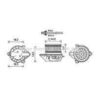 RT8582 AVA QUALITY COOLING Вентилятор салону