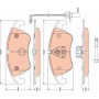 GDB1805 TRW Комплект гальмівних колодок дисковий гальм