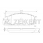 BS-2162 ZEKKERT КомплеК т гальмівних колодок, дискове гальмо