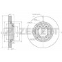 BS-5134 ZEKKERT Гальмівний диск
