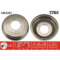 DB4281 TRW Гальмівний барабан