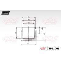 72951008 MAXTECH Поршень корпус скоби гальма