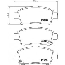 8DB 355 027-471 HELLA КомплеК т гальмівних колодок, дискове гальмо