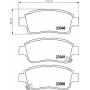 8DB 355 017-071 HELLA Комплект гальмівних колодок, дискове гальмо