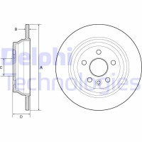 BG4656C DELPHI Гальмівний диск