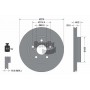 BDS1489 BENDIX Braking Гальмівний диск