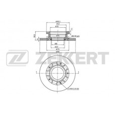 BS-5329BZ ZEKKERT Гальмівний диск