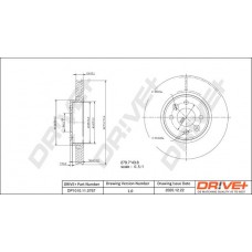 DP1010.11.0767 Dr!ve+ Гальмівний диск