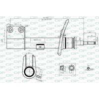 SAB8506.31 OPEN PARTS Амортизатор