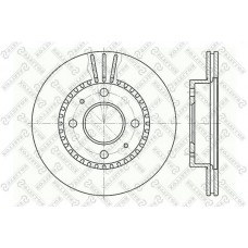 6020-2244V-SX STELLOX Гальмівний диск