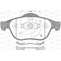 BPA0843.20 OPEN PARTS Комплект гальмівних колодок дисковий гальм