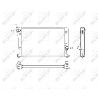 WG1722587 WILMINK GROUP Радіатор охолодження двигуна