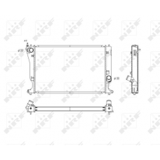 WG1722587 WILMINK GROUP Радіатор охолодження двигуна