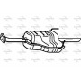 P4493 FENNO Глушник вихлопних газів кінцевий