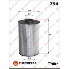 1637766880 EUROREPAR Масляний фільтр