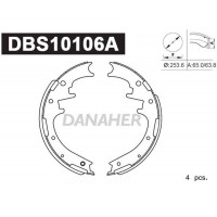 DBS10106A DANAHER Комплект гальмівних колодок
