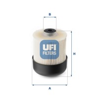 2611500 UFI Паливний фільтр