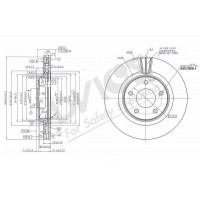 B6F131B ADVICS Гальмівний диск