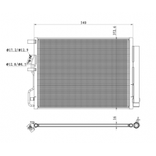 WG2160758 WILMINK GROUP Конденсатор кондиціонера