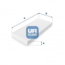 53.069.00 UFI Фільтр повітря у внутрішньому просторі