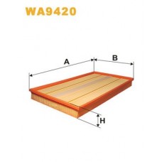 WA9420 WIX FILTERS Повітряний фільтр